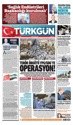 Türkgün Gazetesi 9 Ocak 2026