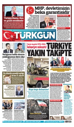 Türkgün Gazetesi 10 Ocak 2026
