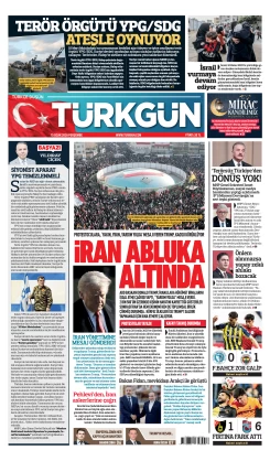 Türkgün Gazetesi 15 Ocak 2026