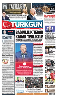 Türkgün Gazetesi 16 Ocak 2026