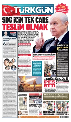 Türkgün Gazetesi 19 Ocak 2026