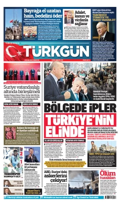 Türkgün Gazetesi 24 Ocak 2026
