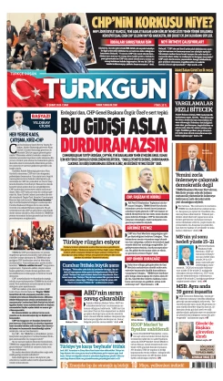 Türkgün Gazetesi 13 Şubat 2026
