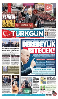 Türkgün Gazetesi 14 Şubat 2026