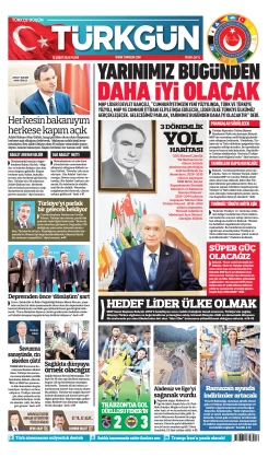 Türkgün Gazetesi 15 Şubat 2026