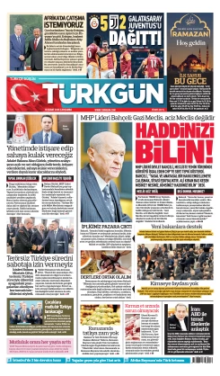 Türkgün Gazetesi 18 Şubat 2026