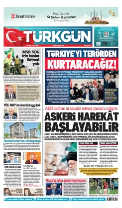Türkgün Gazetesi 20 Şubat 2026