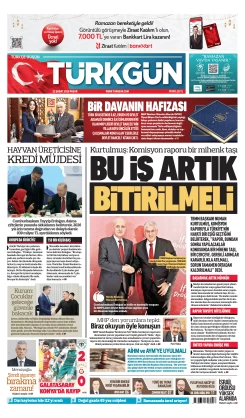 Türkgün Gazetesi 22 Şubat 2026