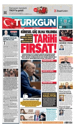 Türkgün Gazetesi 26 Şubat 2026