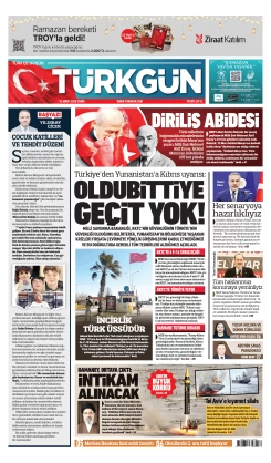 Türkgün Gazetesi 13 Mart 2026