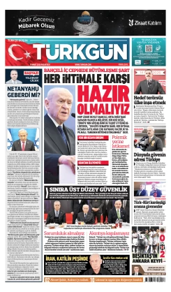 Türkgün Gazetesi 16 Mart 2026