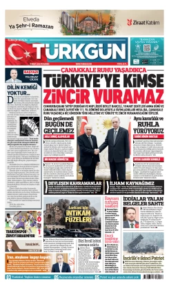 Türkgün Gazetesi 19 Mart 2026