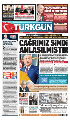 Türkgün Gazetesi 25 Mart 2026