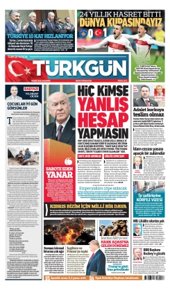 Türkgün Gazetesi 1 Nisan 2026