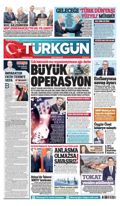 Türkgün Gazetesi 15 Mayıs 2026