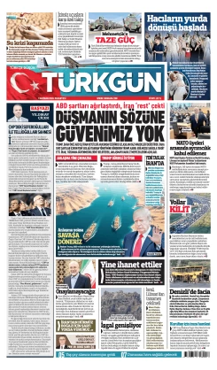 Türkgün Gazetesi 1 Haziran 2026
