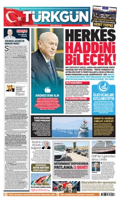 Türkgün Gazetesi 24 Haziran 2026