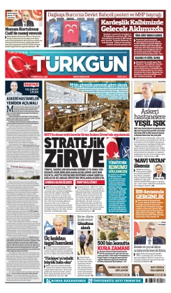 Türkgün Gazetesi 3 Temmuz 2026