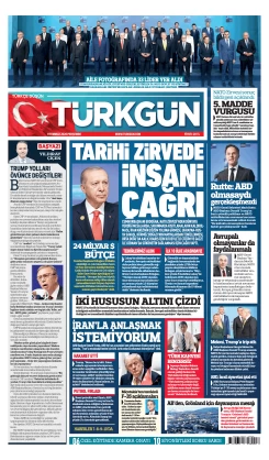 Türkgün Gazetesi 9 Temmuz 2026