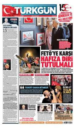 Türkgün Gazetesi 15 Temmuz 2026