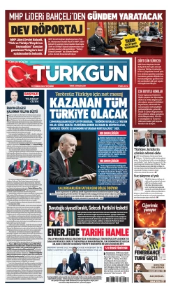 Türkgün Gazetesi 30 Temmuz 2026