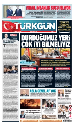 Türkgün Gazetesi 31 Temmuz 2026