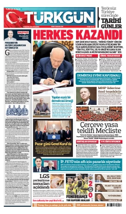Türkgün Gazetesi 6 Ağustos 2026