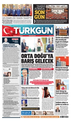 Türkgün Gazetesi 10 Ağustos 2026