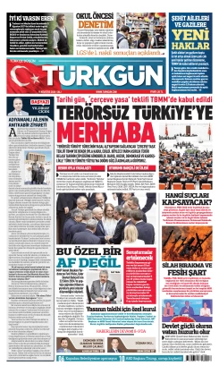 Türkgün Gazetesi 11 Ağustos 2026