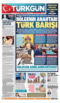 Türkgün Gazetesi 18 Ağustos 2026