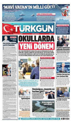 Türkgün Gazetesi 20 Ağustos 2026
