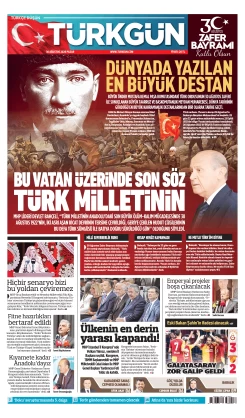 Türkgün Gazetesi 30 Ağustos 2026