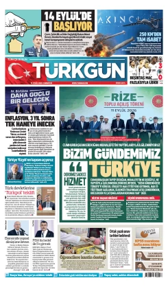 Türkgün Gazetesi 12 Eylül 2026