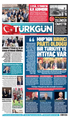 Türkgün Gazetesi 13 Eylül 2026