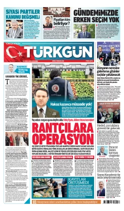 Türkgün Gazetesi 16 Eylül 2026