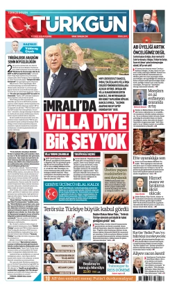 Türkgün Gazetesi 17 Eylül 2026