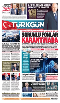 Türkgün Gazetesi 19 Eylül 2026