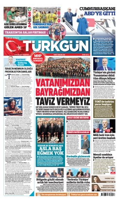 Türkgün Gazetesi 21 Eylül 2026