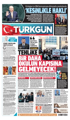Türkgün Gazetesi 24 Eylül 2026