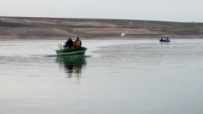 Adıyaman'da balık tutarken tekne alabora oldu
