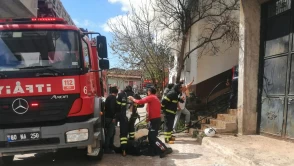 Tokat'ta yangın paniği! Komşunu kurtarmak isterken ölüyordu