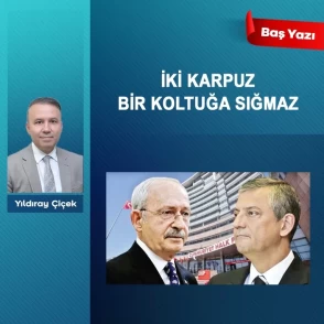İki karpuz bir koltuğa sığmaz