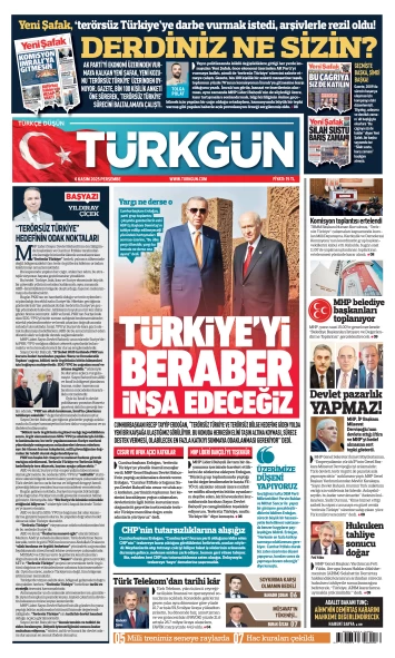 Türkgün Gazetesi 6 Kasım 2025