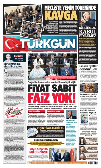 Türkgün Gazetesi 12 Şubat 2026