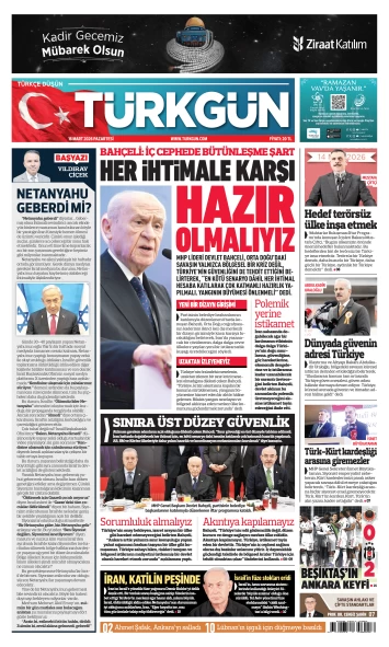 Türkgün Gazetesi 16 Mart 2026