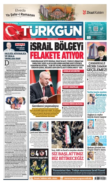 Türkgün Gazetesi 18 Mart 2026