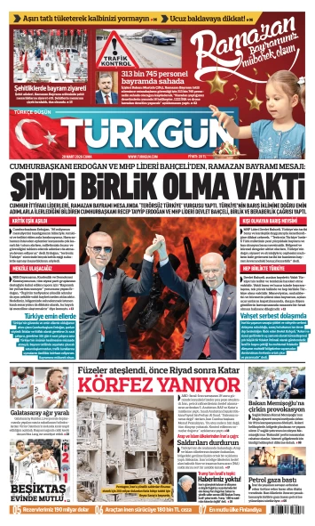 Türkgün Gazetesi 20 Mart 2026