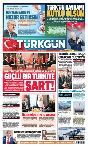 Türkgün Gazetesi 22 Mart 2026