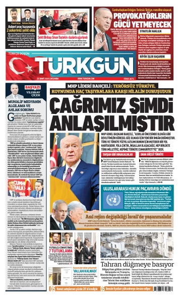 Türkgün Gazetesi 25 Mart 2026