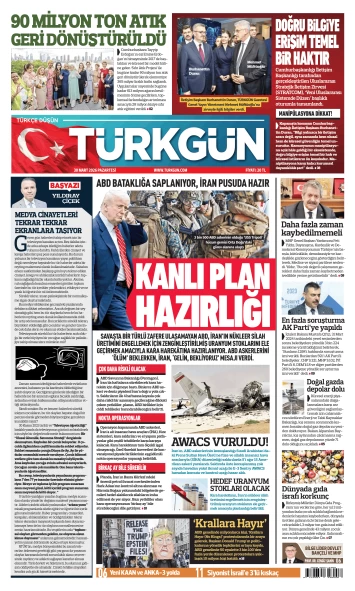 Türkgün Gazetesi 30 Mart 2026